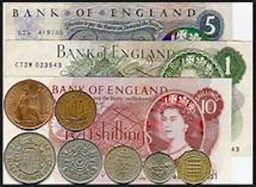 Pounds shilling pence